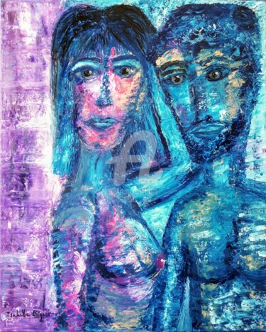Le couple bleu